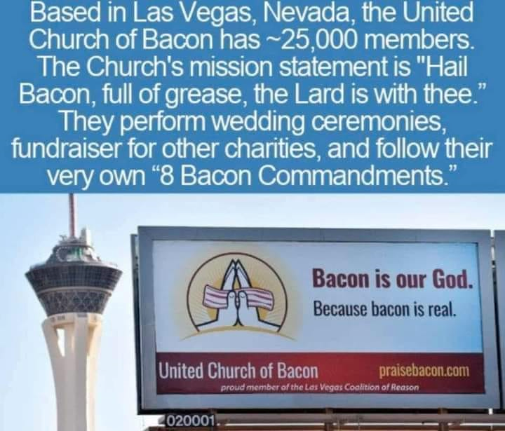 It’s Real – the Church of Bacon