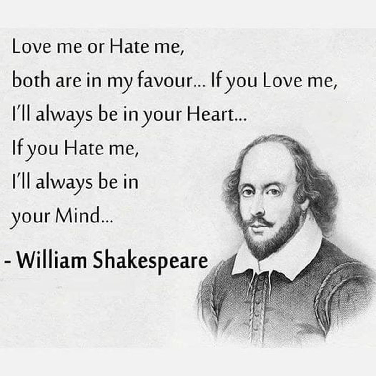 William Shakespeare on Love and Hate | The Ugly Minute