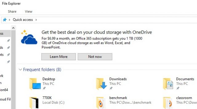 Microsoft Might Start Putting Ads Into your File Manager – You have no Choice