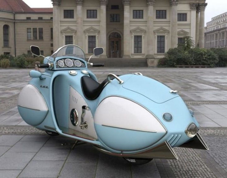 The Steam Line KJ Henderson Motorcycle from the 1930’s