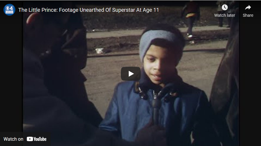 Video of Prince as an 11 year old Kid