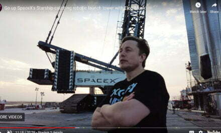 Elon Musk Climbs “Mechazilla” Tower