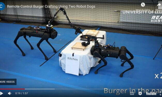 Robot Dogs make a Hamburger