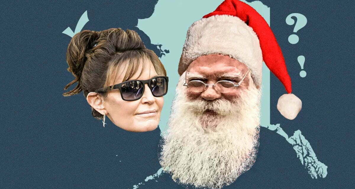 Sarah Palin beats Santa Claus