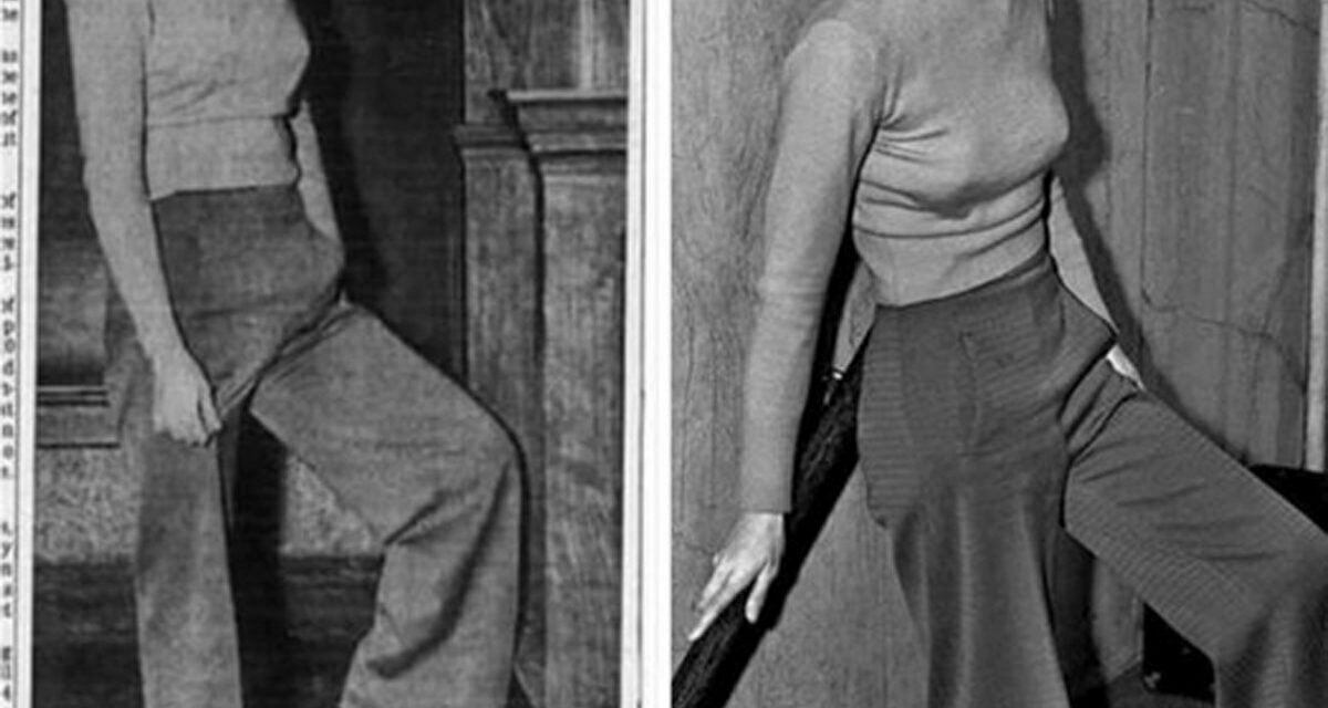 Freedom For Women to Wear Slacks – Gained 1938