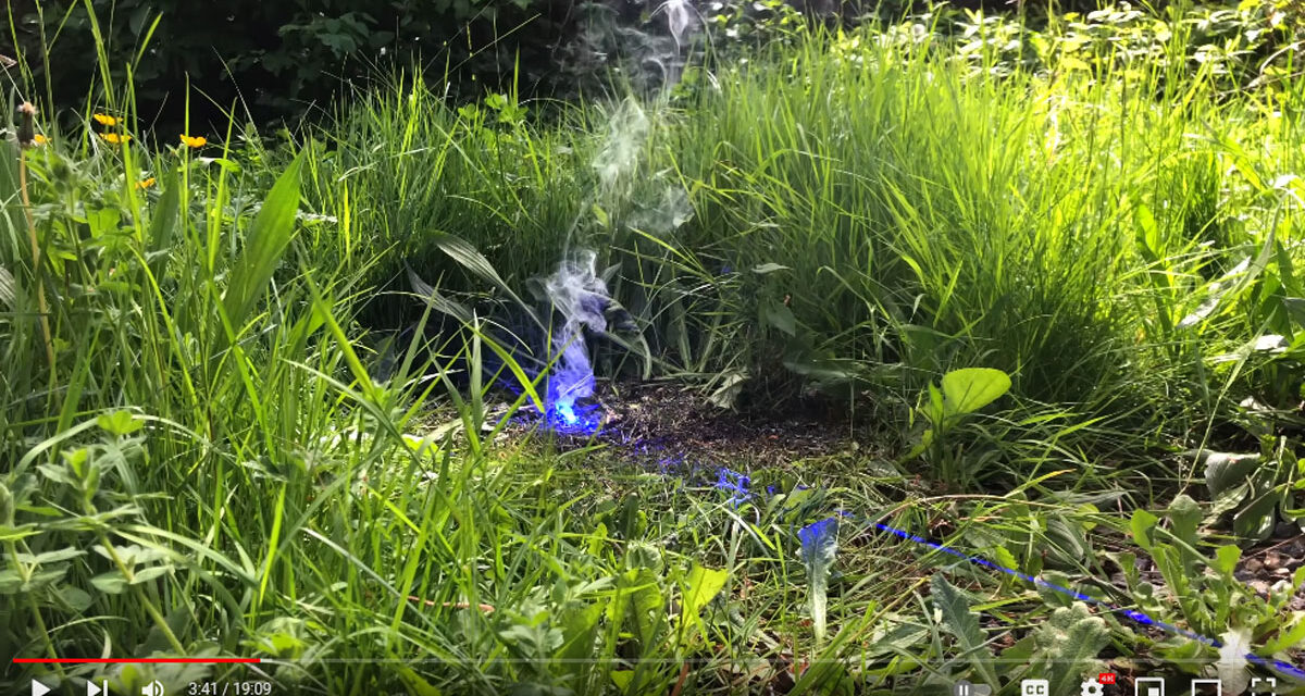 Mowing my Lawn with a Laser
