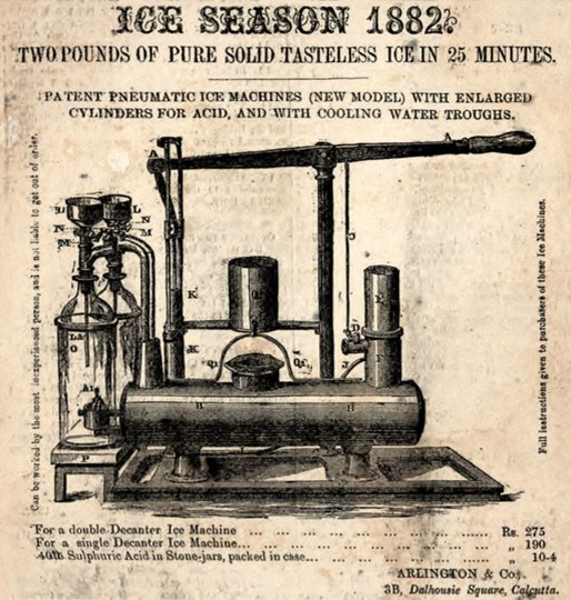 Ice Machine from 1882 The Ugly Minute