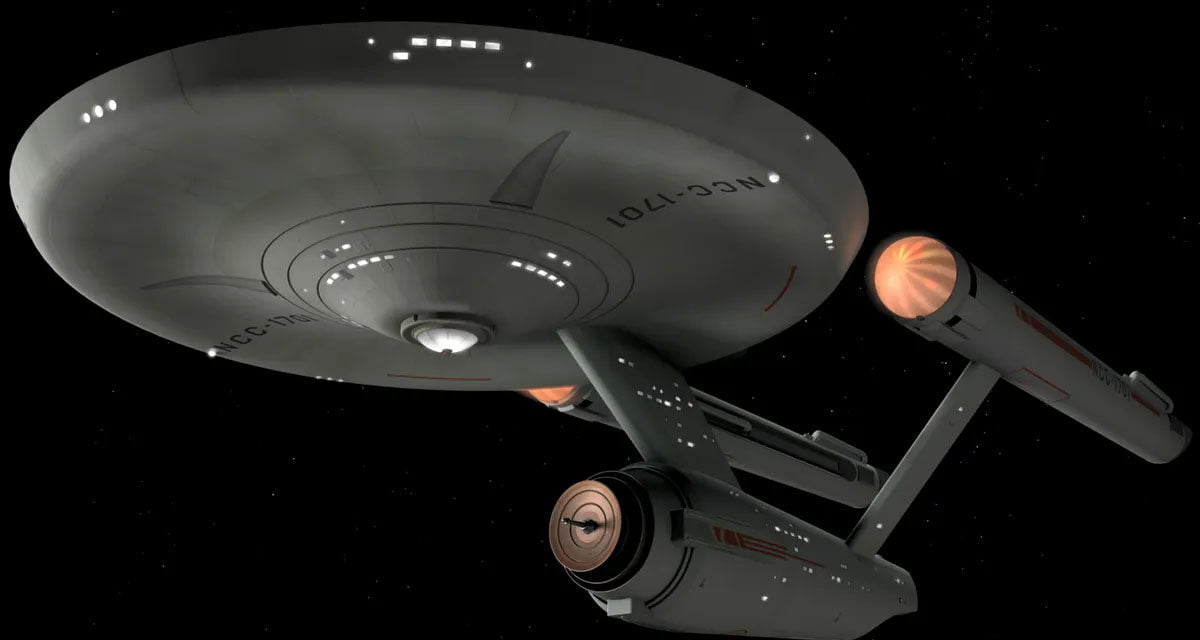 Inexpensive Model of Starship Enterprise