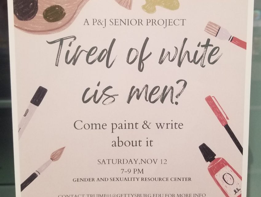 Gettysburg College Event – Solely to Bash White Men