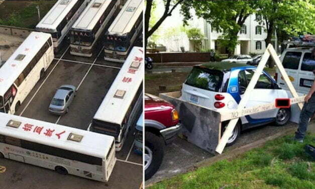 Guy Serves Refreshing Revenge After Someone Parks In His Driveway, Blocks Them In And Then Opens Up A Beer