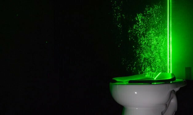 Toilets spew invisible aerosol plumes with every flush – here’s the proof, captured by high-powered lasers