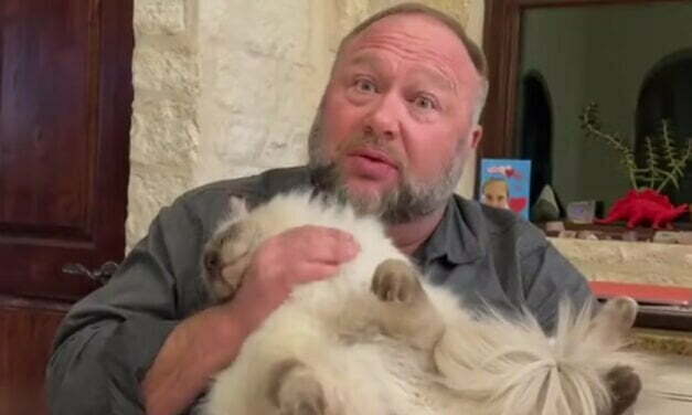 Alex Jones claims the DoJ wants to take his cat Mushu in latest spurious attack on Sandy Hook hoax punishment