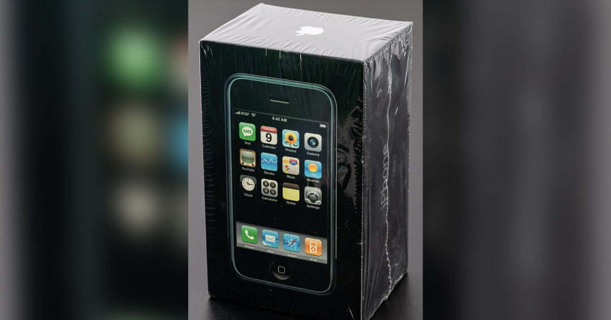 She left her 2007 iPhone in its box for over a decade. It just sold for $63K