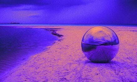 JAPAN PUZZLED WHEN LARGE METAL ORB APPEARS ON BEACH