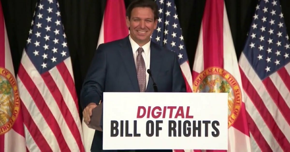 Gov. DeSantis announces Digital Bill of Rights to protect Floridians from Big Tech surveillance, censorship