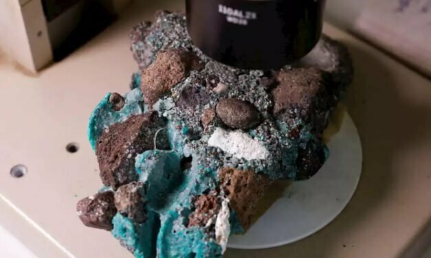 ALARMED SCIENTISTS DISCOVER “TERRIFYING” ROCKS MADE OF PLASTIC TRASH ON REMOTE ISLAND