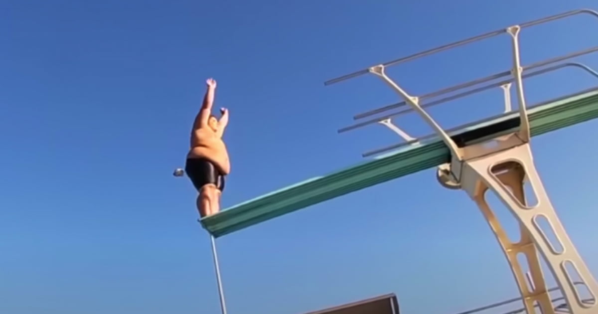 Video Of “The Plus-Sized Diver” Is Going Viral, And Once You Watch It You’ll Know Why