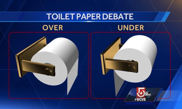 The Debate is Over: The Official Way to Use Toilet Paper