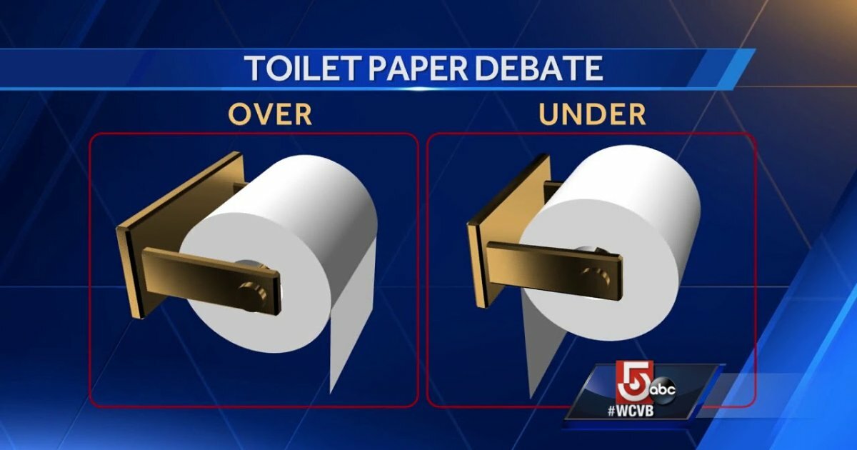The Debate is Over: The Official Way to Use Toilet Paper