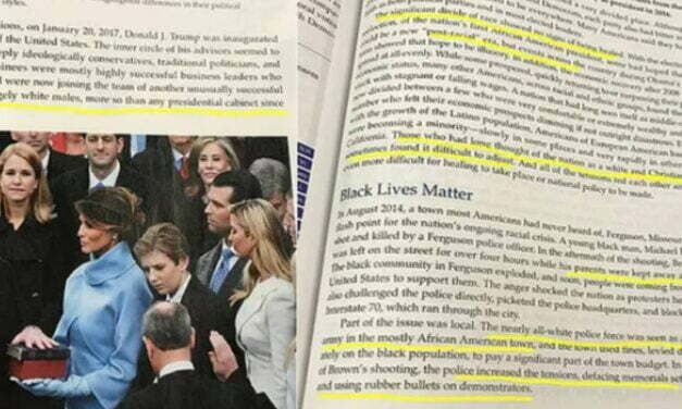 They Are Now Putting Anti Trump Nonsense In History Books To Brainwash Your Kids….