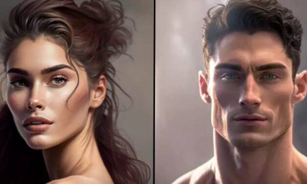 AI shows what the perfect man and woman look like