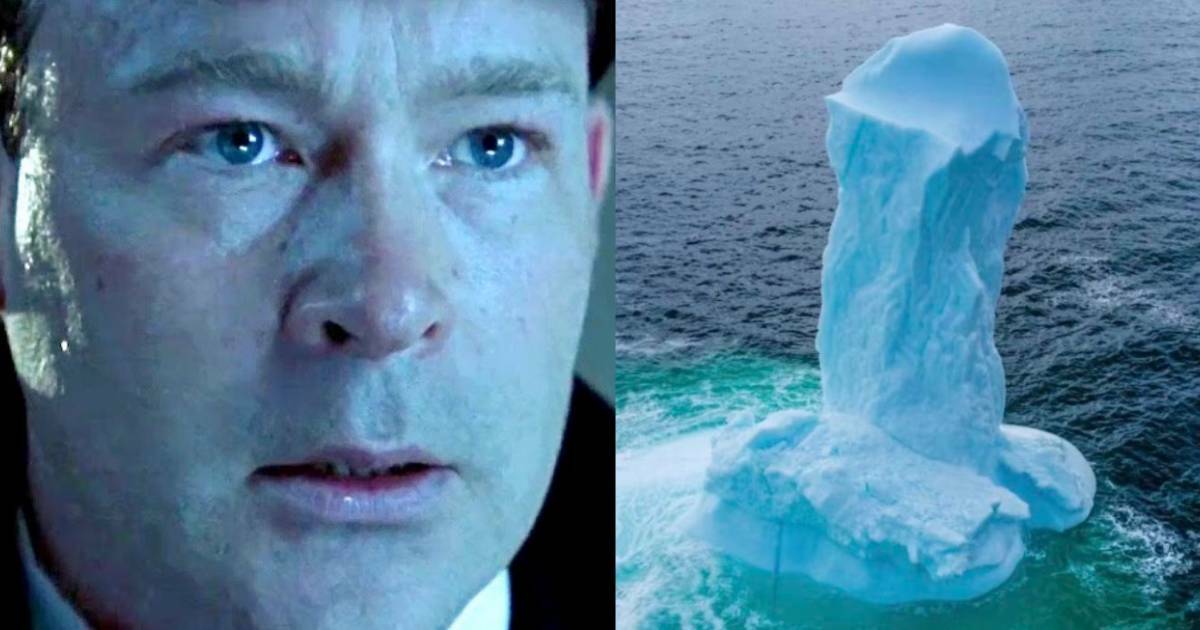 INTERNET AMUSED BY ICEBERG WITH A VERY INTERESTING SHAPE