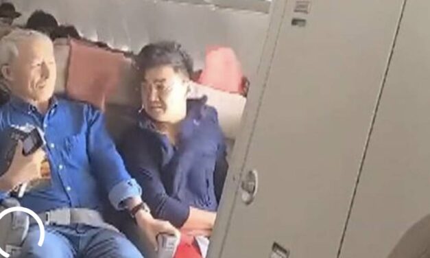 Passenger arrested after plane door opened mid-flight explains he felt ‘uncomfortable’