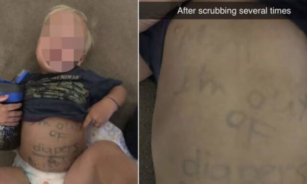 Florida mother says day care wrote on child’s tummy to remind her to bring diapers