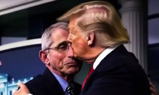 Ron DeSantis Ad Features AI-Generated Images of Donald Trump Kissing Fauci