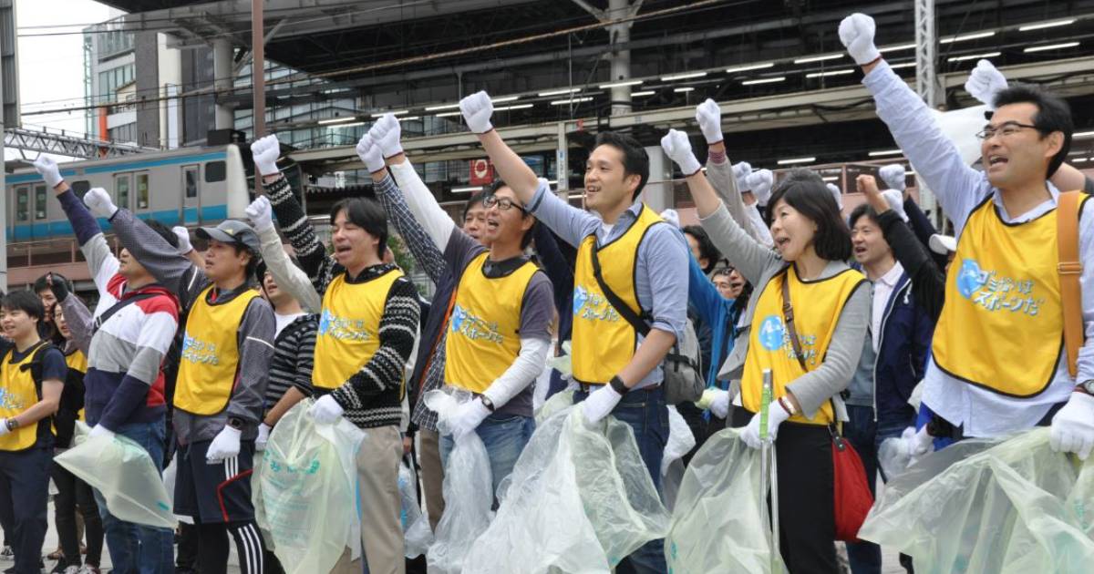 Japan has been promoting trash collecting as a competitive sport, and it’s actually kind of working