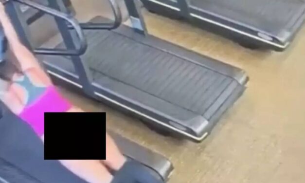 Woman left half-naked after tripping on treadmill and having leggings ‘sucked off’