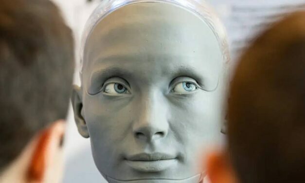 REALISTIC ROBOT AWKWARDLY DODGES QUESTION WHEN ASKED IF IT WILL REBEL AGAINST HUMANS