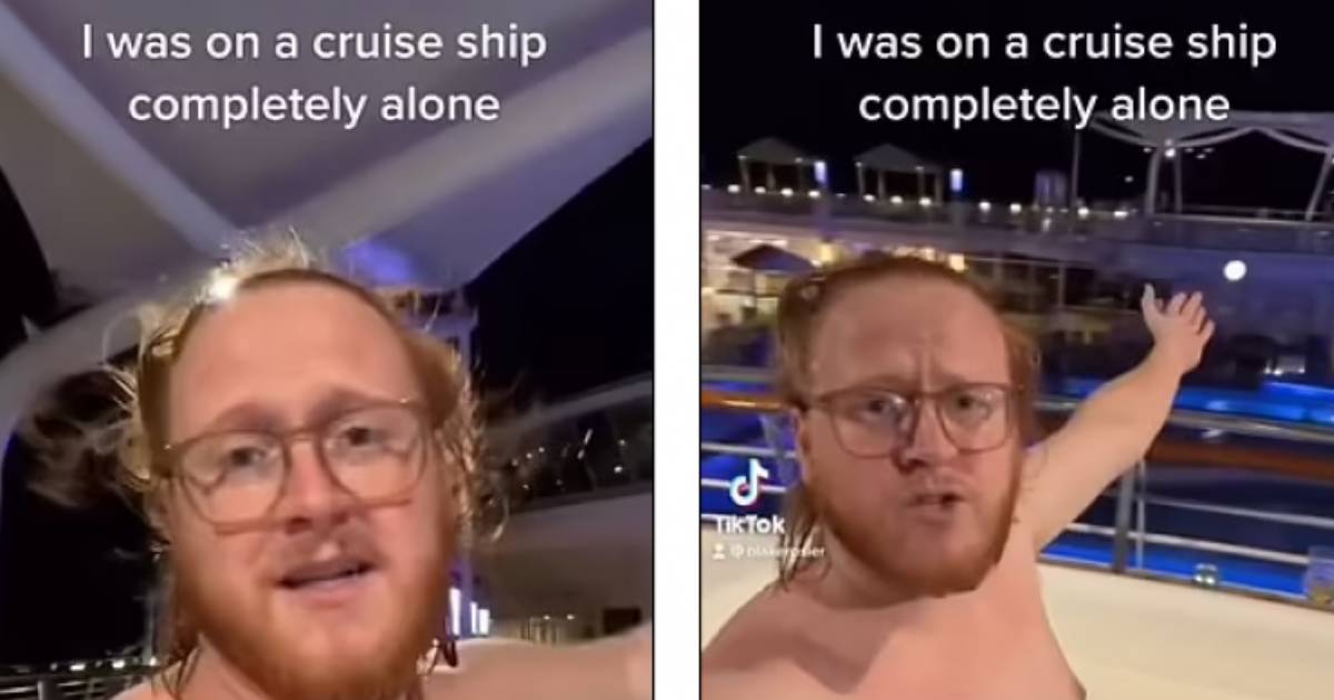 Man Is The Only Passenger On A Cruise Ship