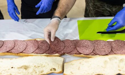 150-foot bologna sandwich unveiled at Pennsylvania fair