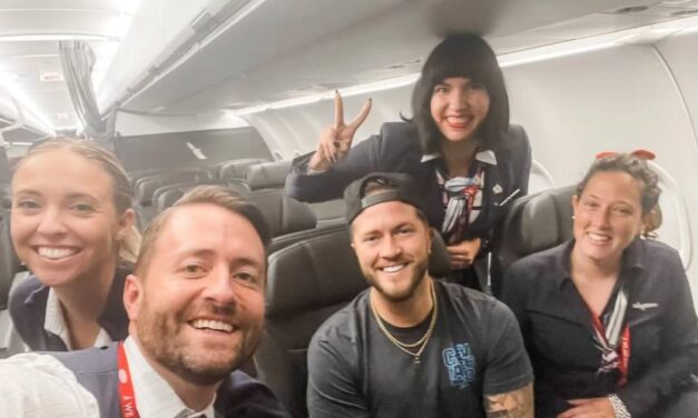 He had a plane to himself after an 18-hour delay. What happened next was a wild ride