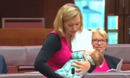 An Icelandic lawmaker breast-fed her baby while giving a parliamentary speech — and no one cared