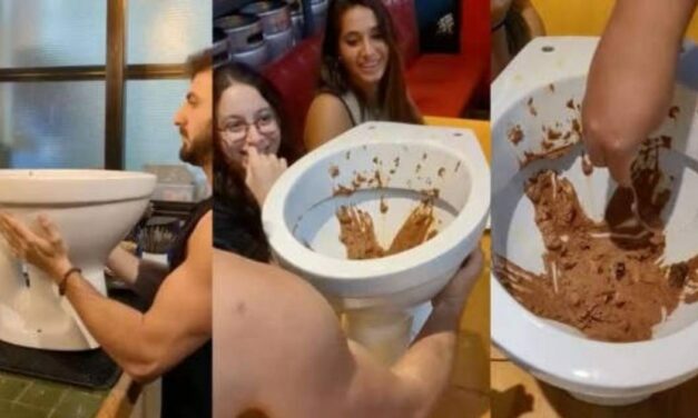 Israeli Restaurant Serves Chocolate Ice Cream in the Most Disgusting Way Possible