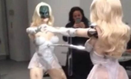 Video: Meet the lap dancing ROBOT who shakes her hips like Beyonce while looking into your eyes