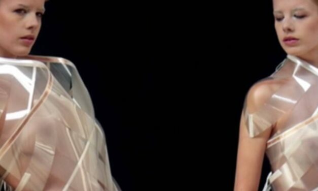 Watch amazing hi-tech dress turn SEE THROUGH when female wearer gets aroused