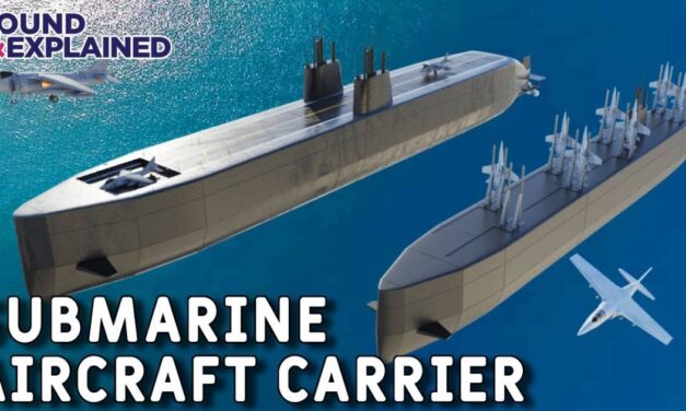 This Aircraft Carrier Could Go Underwater… IMPOSSIBLE Submarine Aircraft Carrier