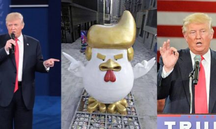 Donald Trump rooster statue takes China by storm
