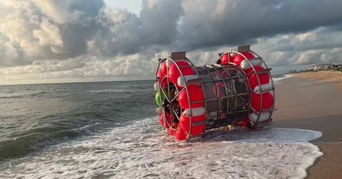 Man who tried to cross ocean in human hamster wheel banned from sea