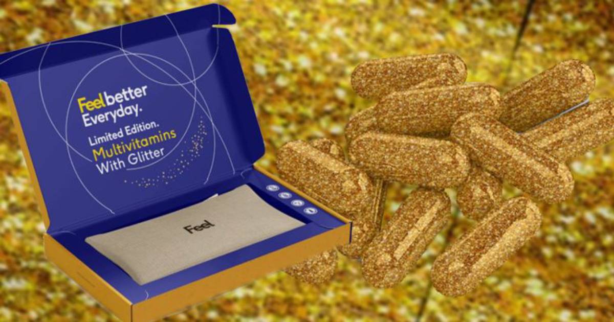 Add Some Sparkle to Your Number Two with Glitter-Infused Vitamin Pills