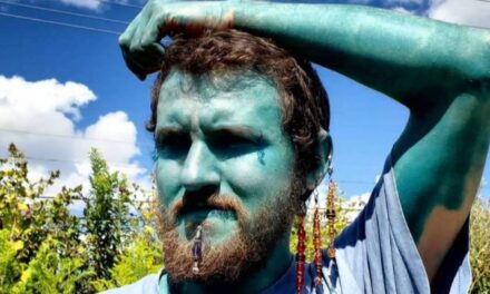 Canadian Man Tattoos Entire Body Blue to Boost His Self-Confidence