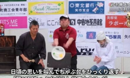 Japanese Channel Their Anger at Annual Tea Table Flipping Contest