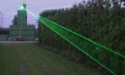 Modern Scarecrows Use Lasers to Keep Hungry Birds At Bay