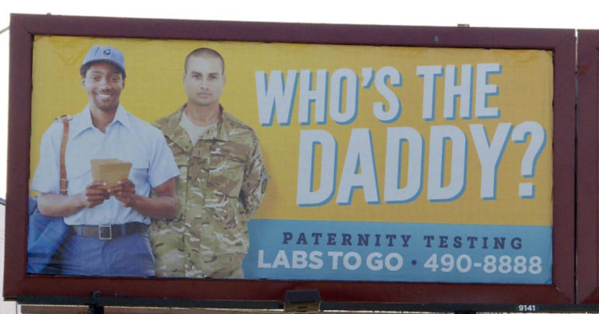 Paternity Testing Lab Causes Stir with Controversial Billboards