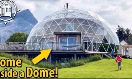 Sustainable Arctic DOME HOME recycles water & grows food!