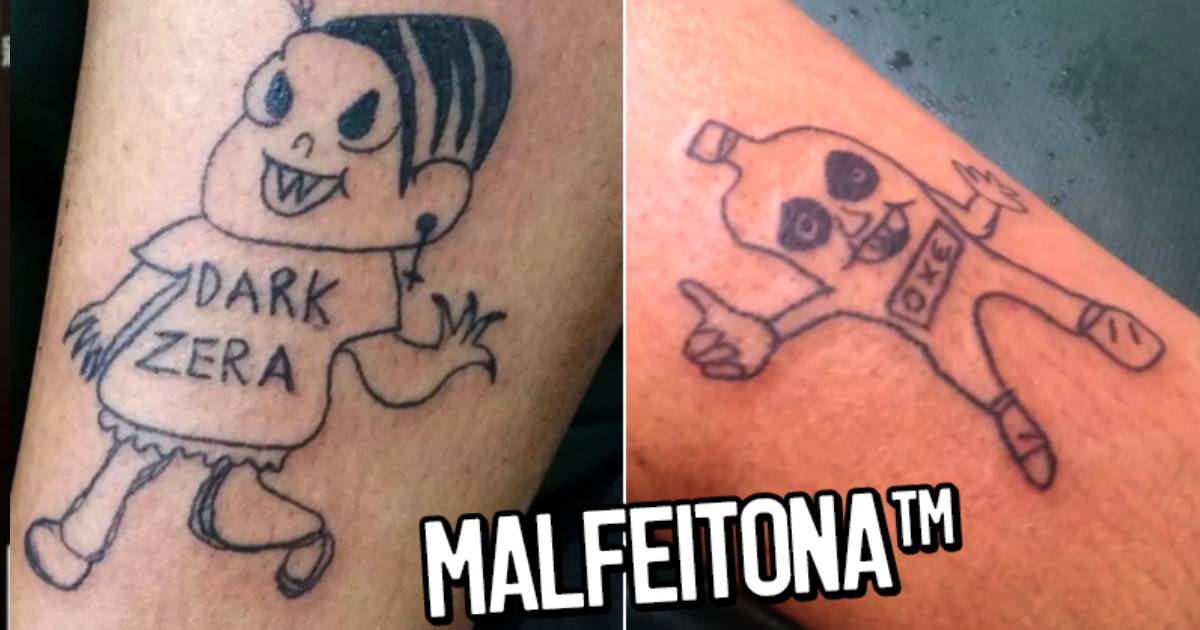 Brazilian Tattoo Artist Specializes in Ugly Tattoos, Has Plenty of Clients