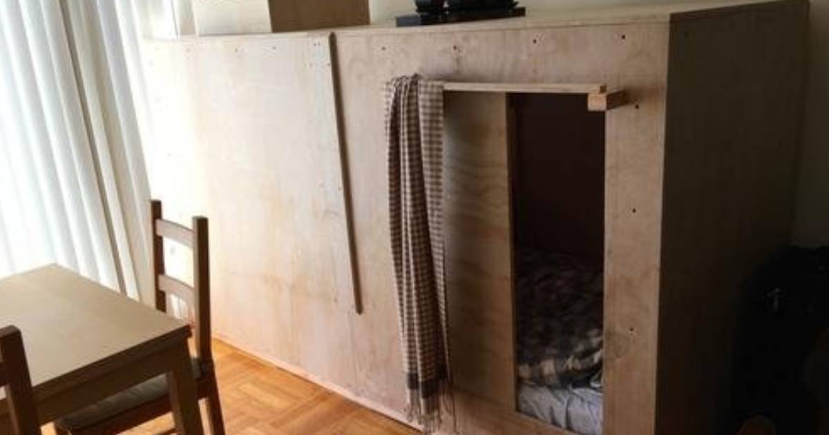 San Francisco Man Pays $500 a Month to Live in a Wooden Box